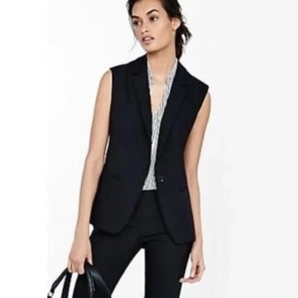 Trina Turk Jackets & Blazers - Trina Turk Sleeveless Button Suit Vest